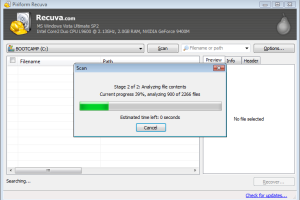 Download File Recovery freeware programe to restore deleted data