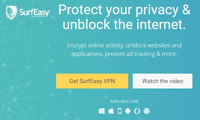 SurfEasy free VPN